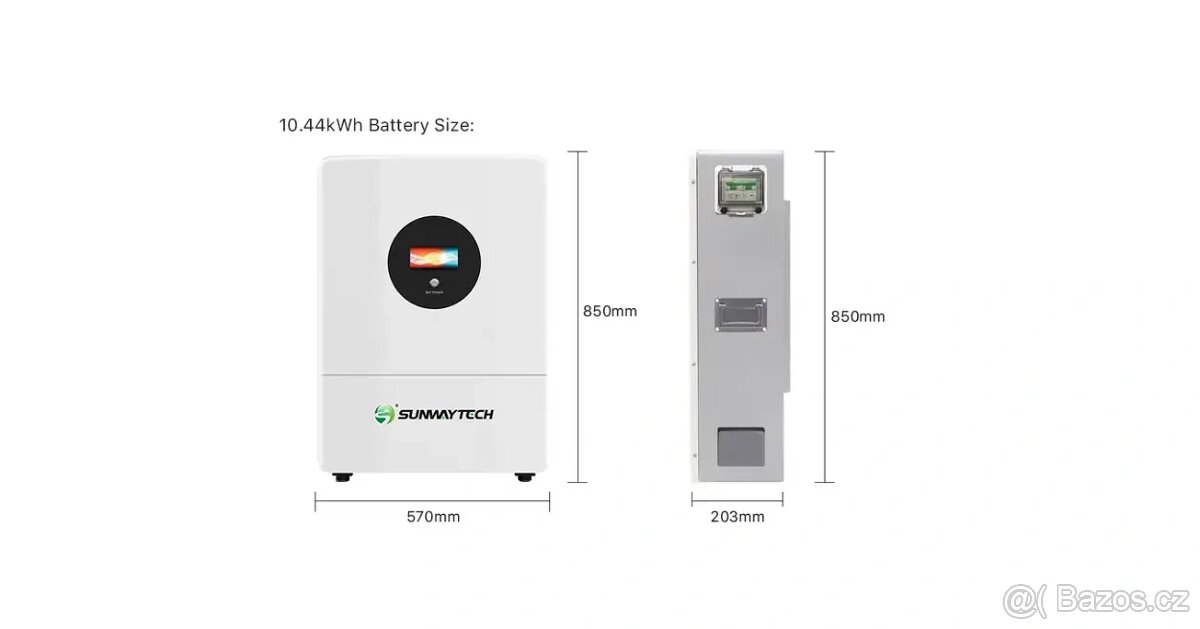 Baterie Sunway 51.2V 200Ah 10,44 Kwt - 2