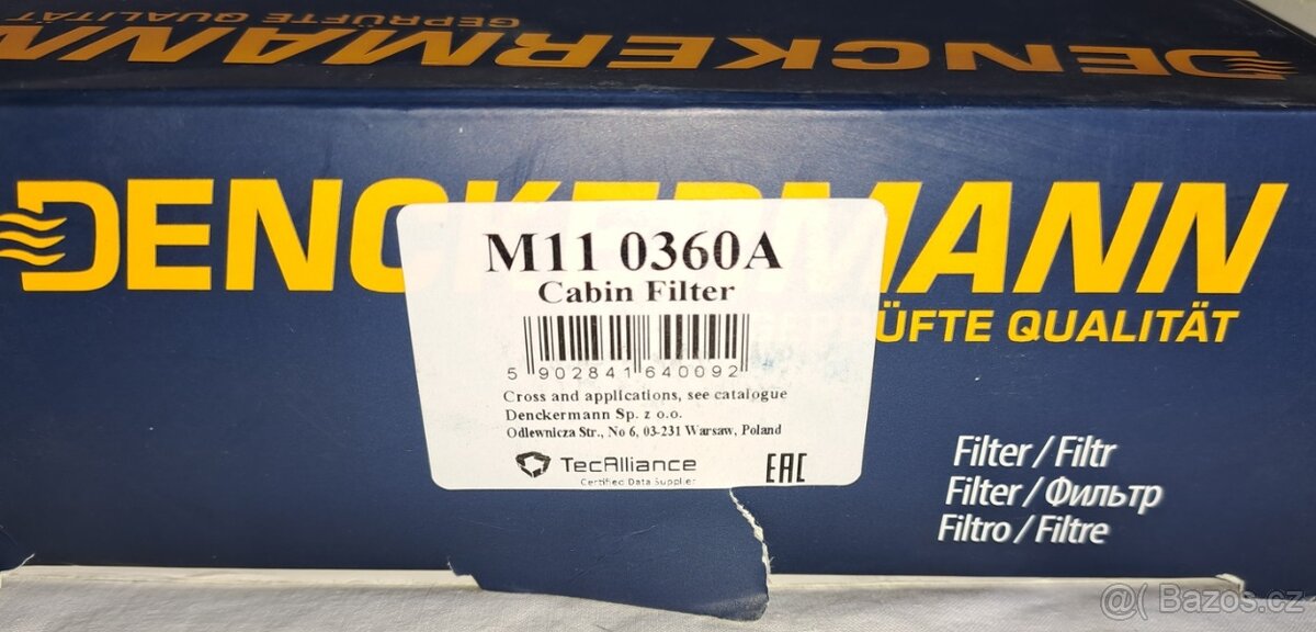 Filtr oleje a kabinový filtr - 2