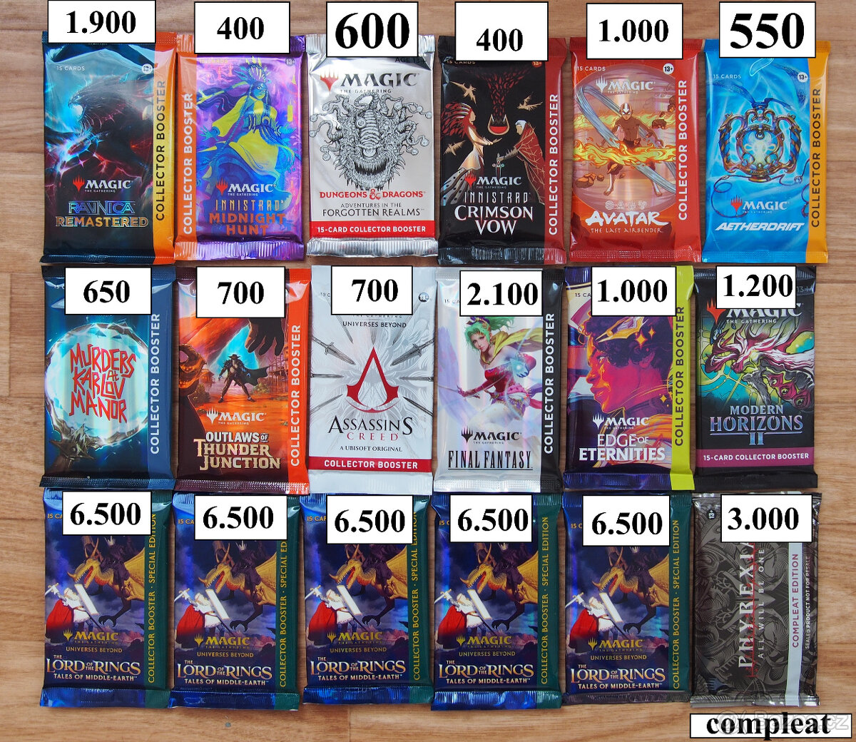 Prodám MTG collector boostery Magic: The Gathering - 2
