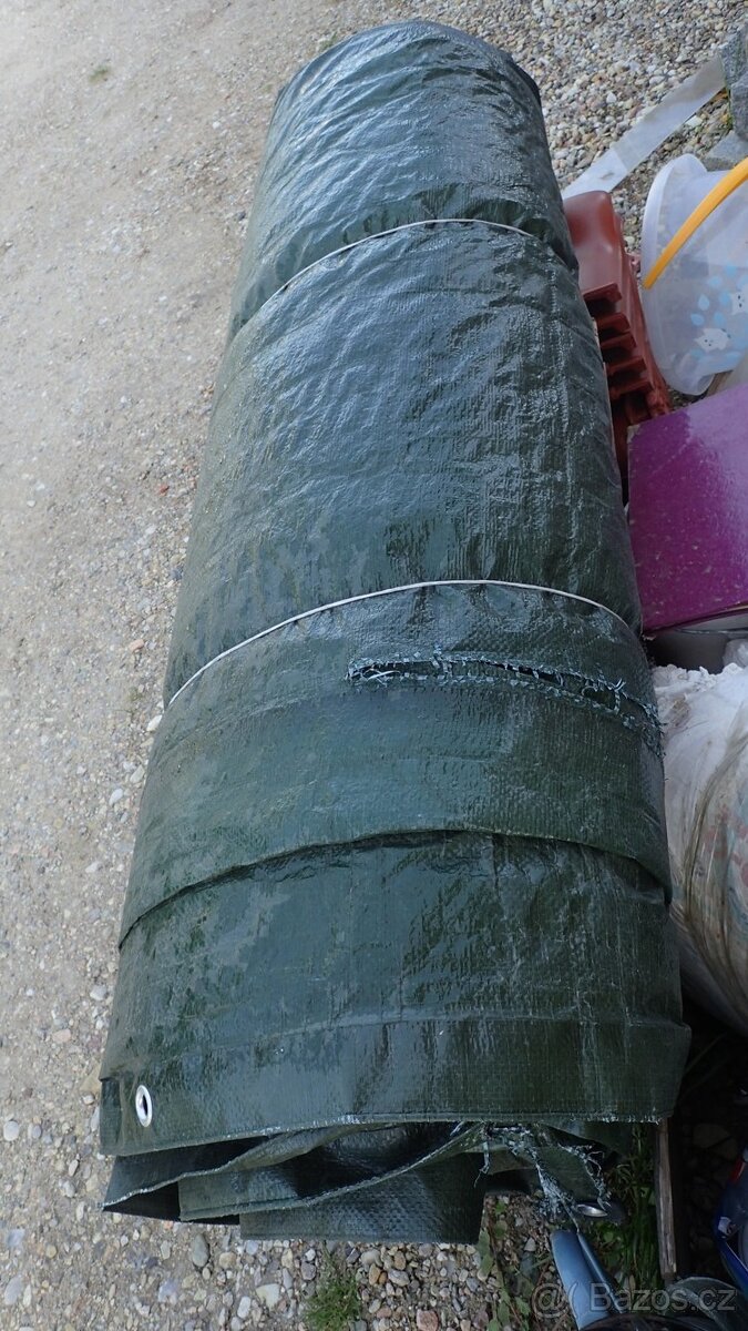 Velká zakrývací plachta s oky 11x8m - 2