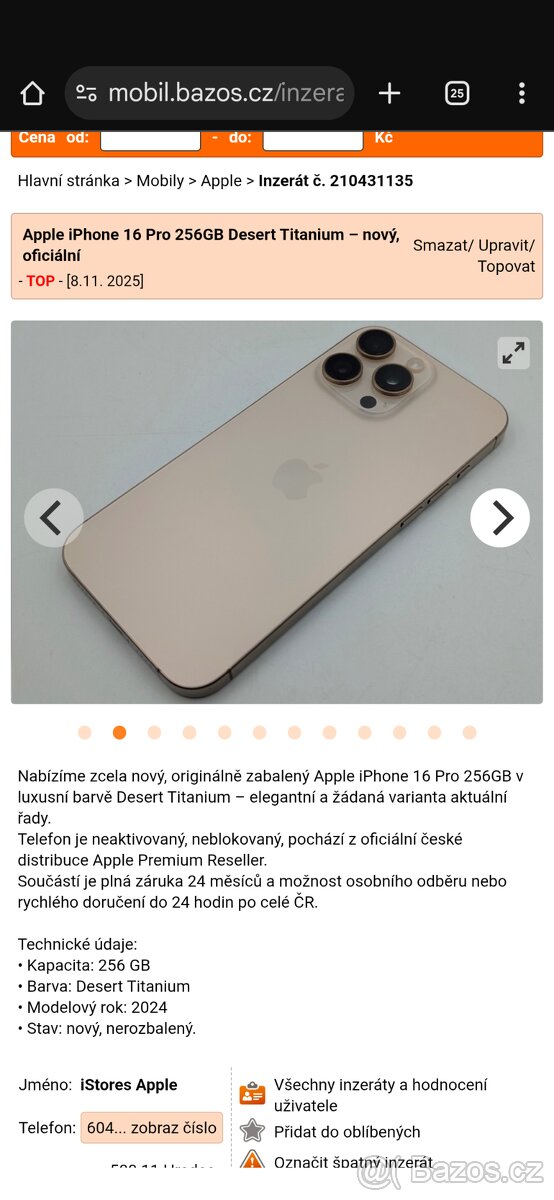 iPhone 16 PRO. PODVODD - 2