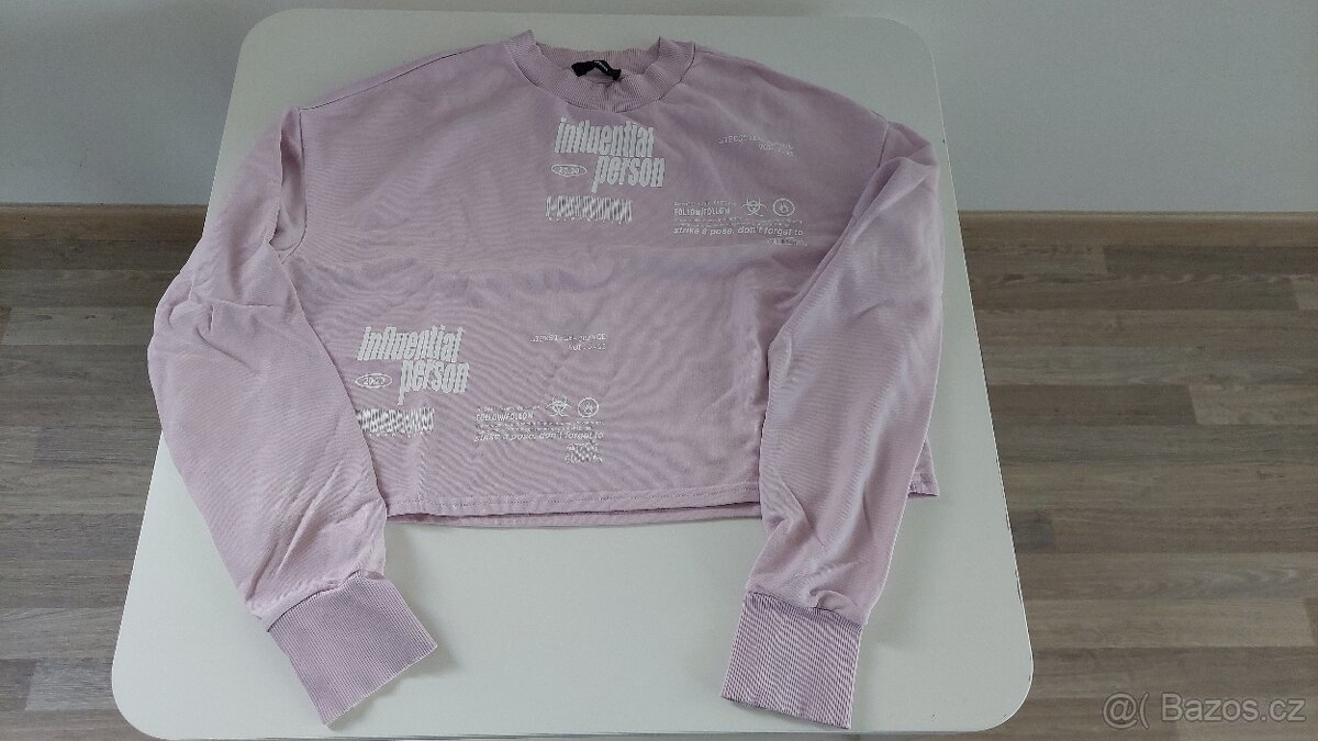 6x dívčí crop top, mikina s dlouhým rukávem, cca 15 let - 2