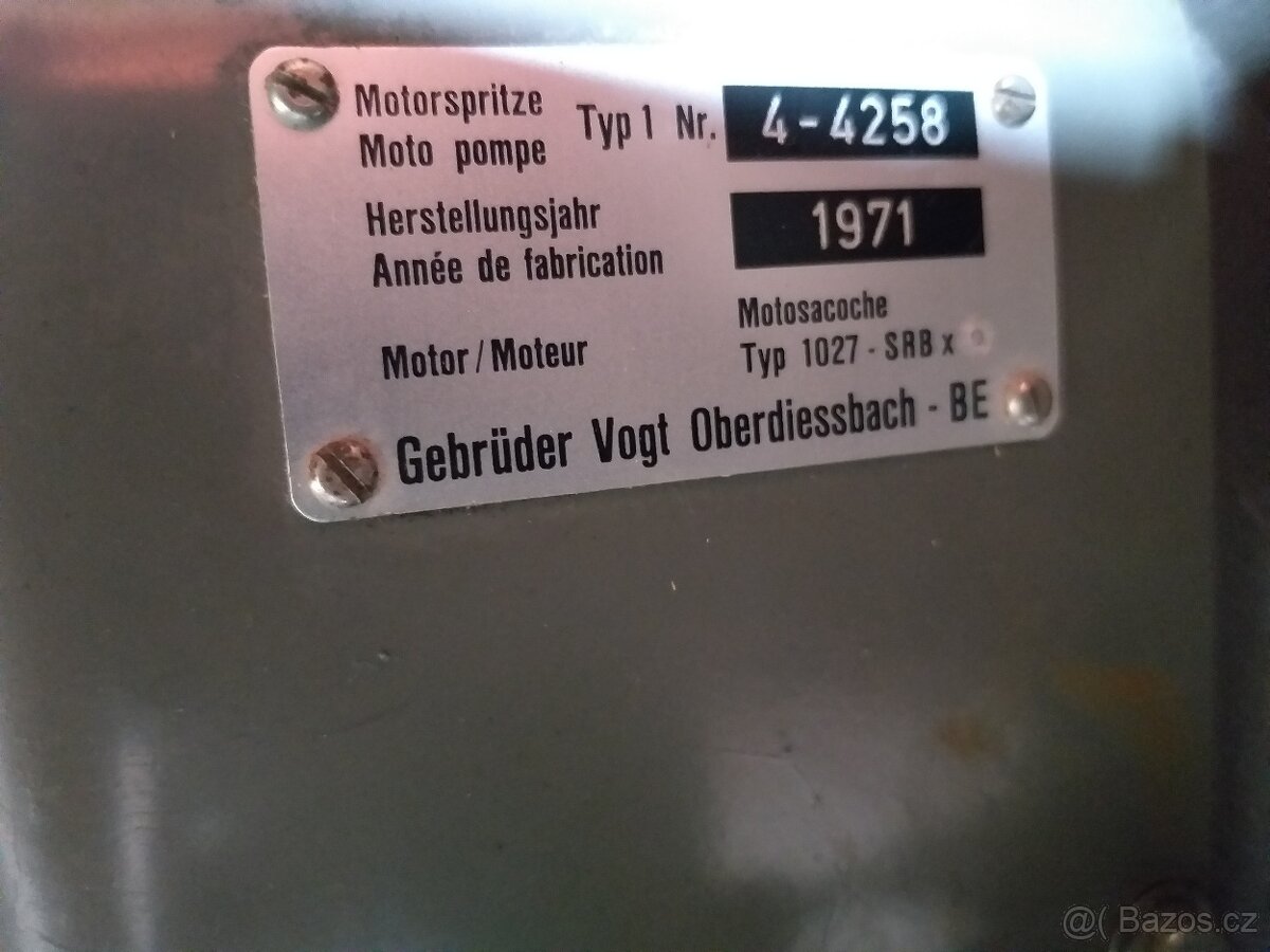 Hasičské čerpadlo MAG - 2