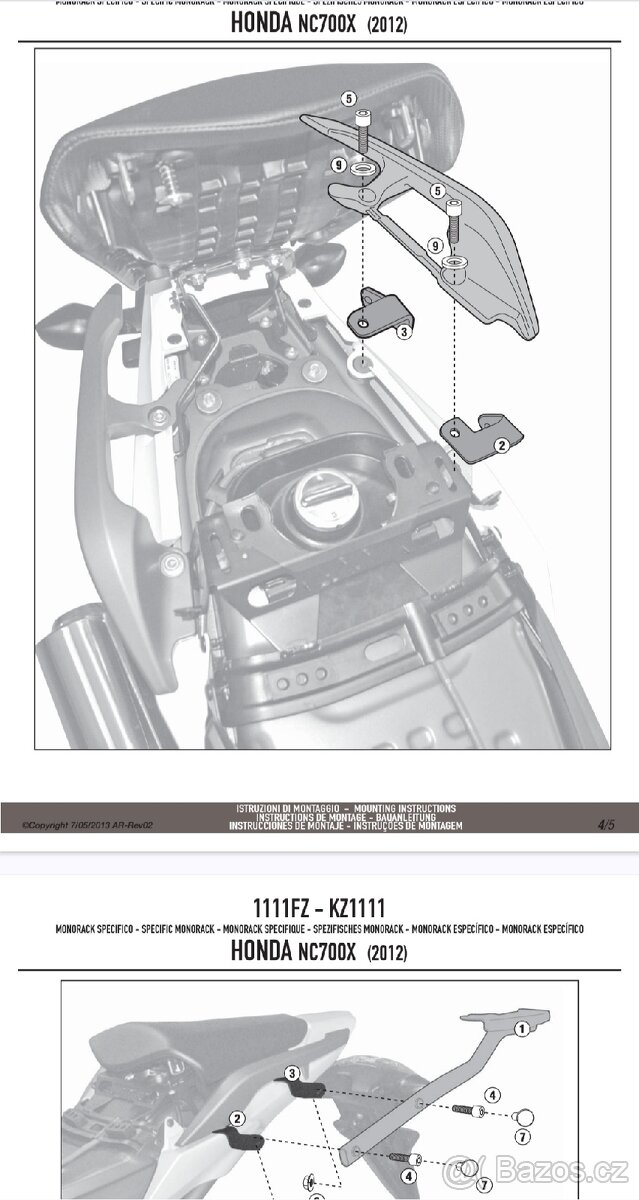 Givi monokey HONDA nc700x/s, nc750x /nc750x dct (14>15) - 2