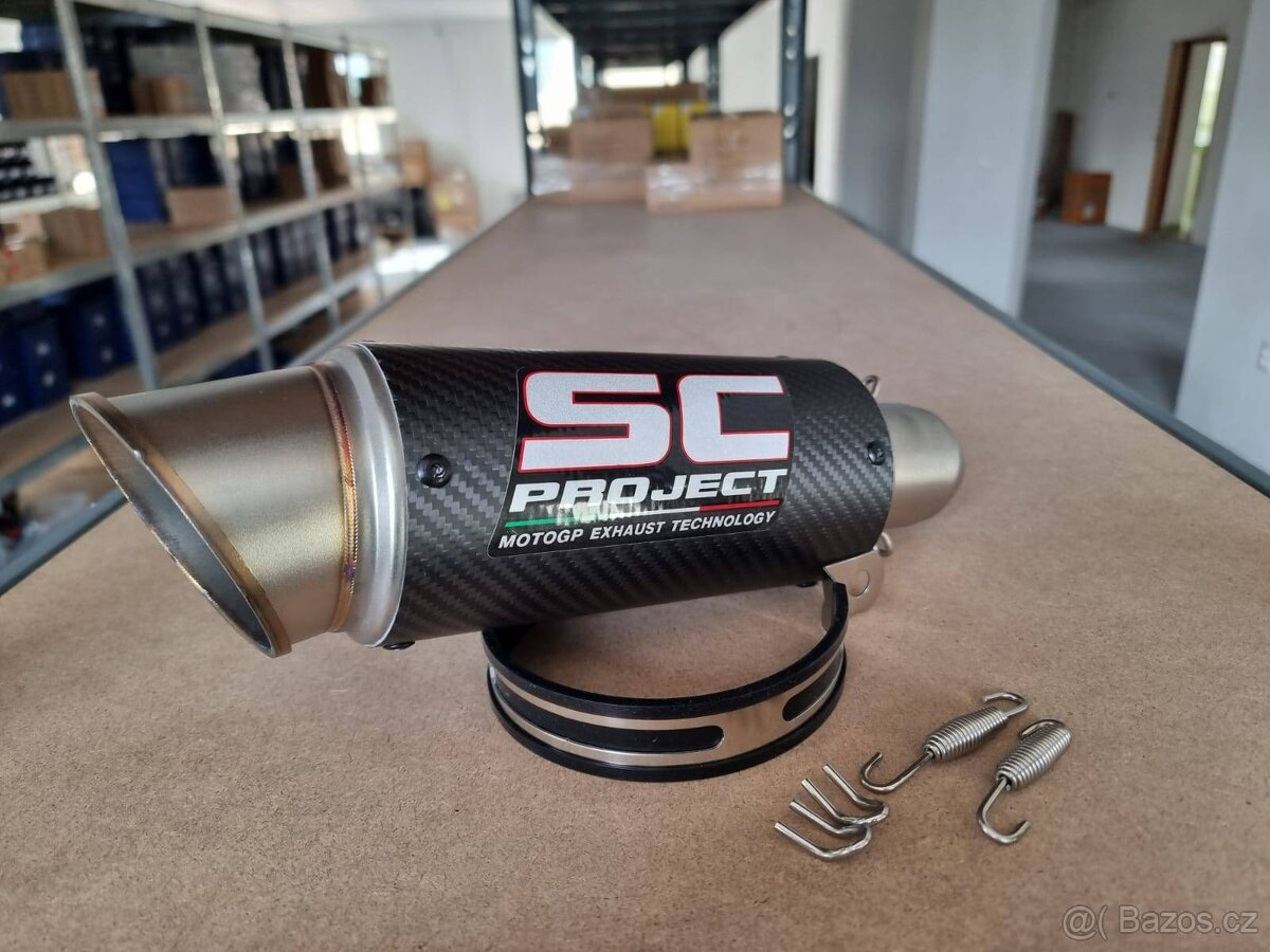 Prodám nový, nepoužívaný, laděný výfuk s logem SC Project - 2
