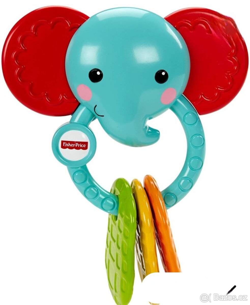 Chrastítko Fisher-Price, měkké kostky, knížka do vody - 2