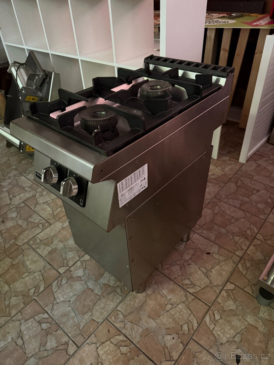 Plynový sporák FAGOR CG 7/22H + stojan - 2