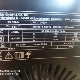 Svářečka GUDE S 120 - 2