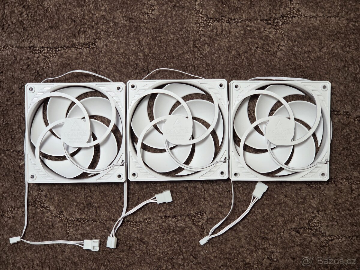 Ventilátory ARTIC WHITE 120MM 3X - 2