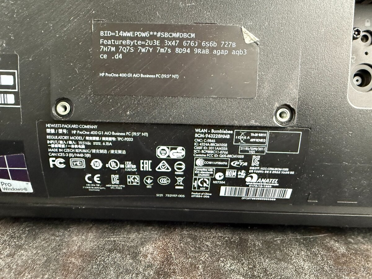 Aio HP ProOne 400 G1 - 2