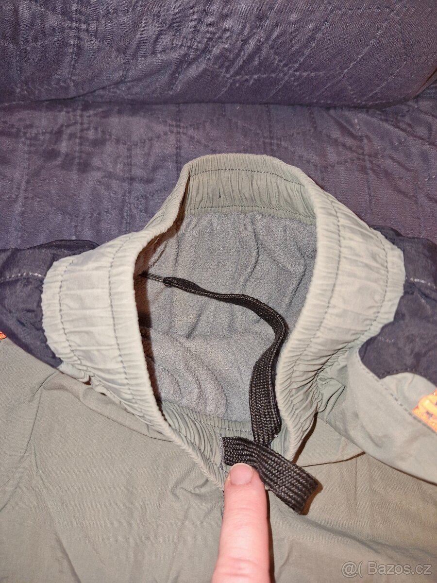 Šedé zateplené kalhoty zn. Wolf vel. 98 - 2
