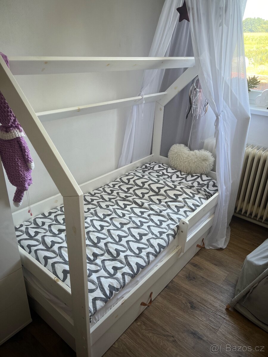 Domečková postel s úložným prostorem - 2