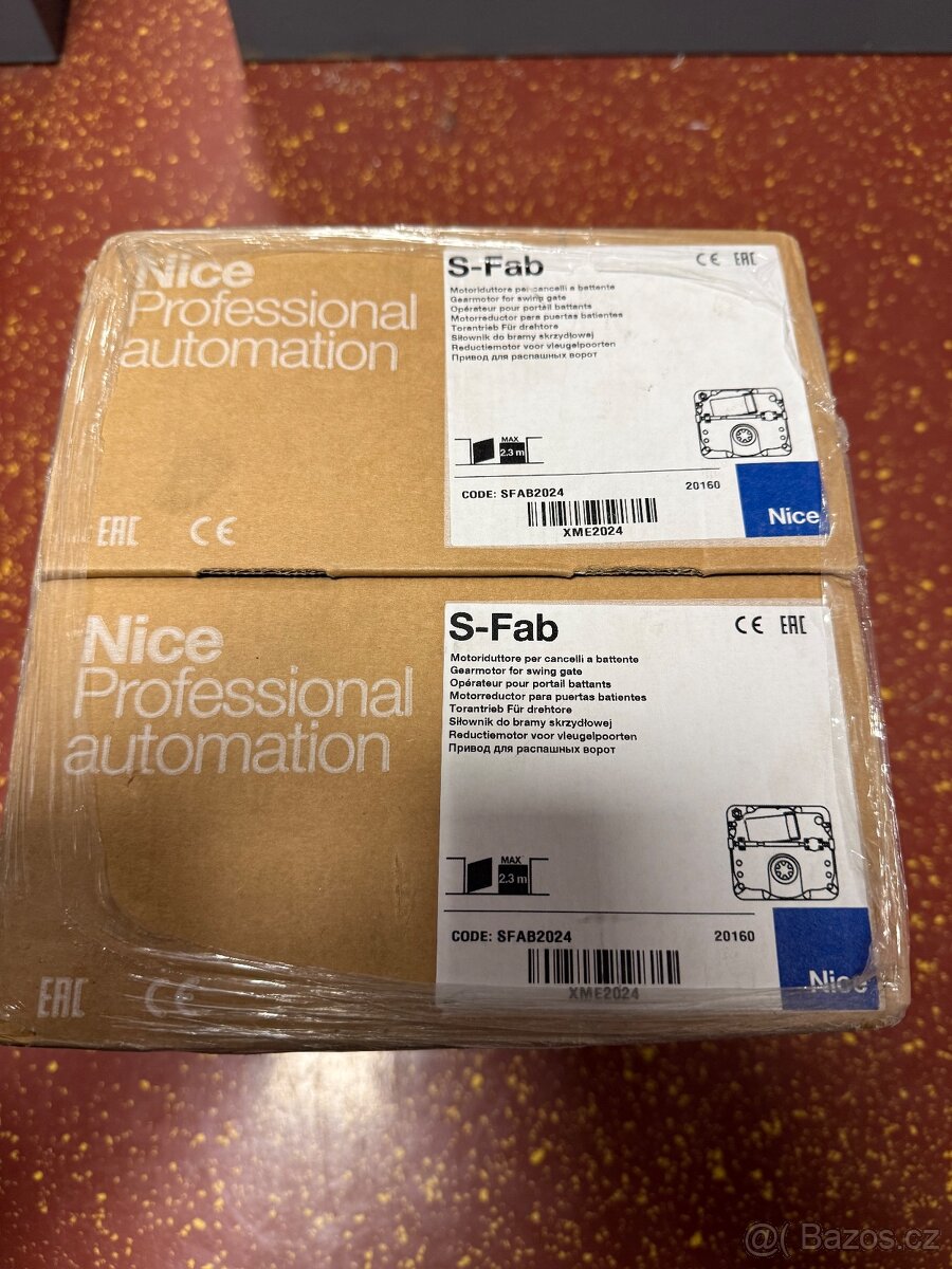 Podzemní pohon křídlové brány Nice 2ks - 2