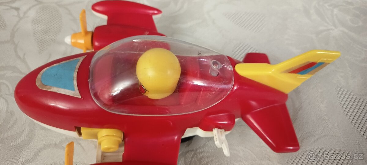 Retro hračka- vrtulník, letadlo SMER - 2