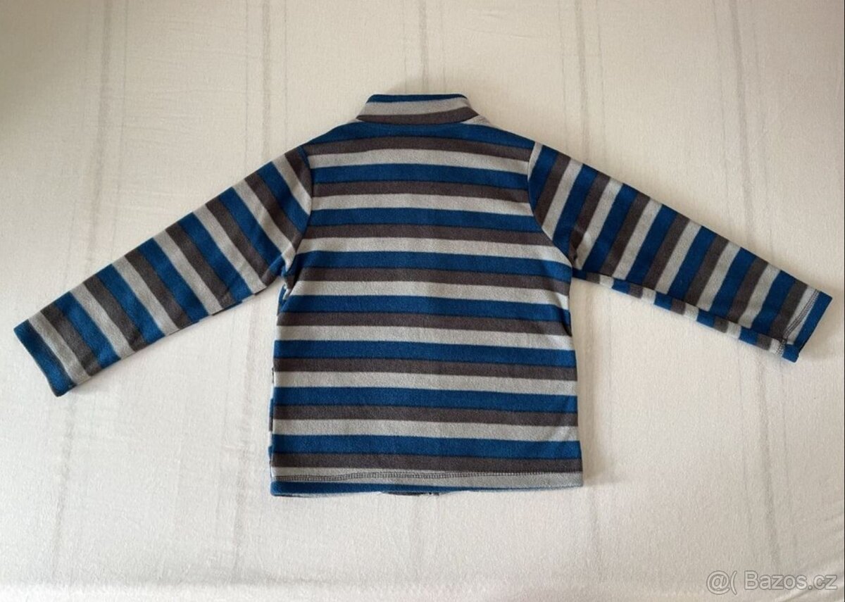 Dětská fleecová mikina na zip, 110/116 - 2