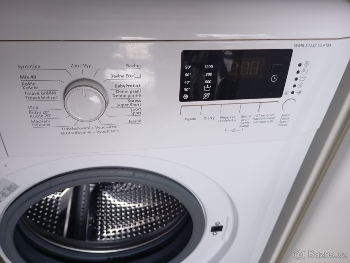 🟦 BEKO pračka – 6 kg, 1200 ot., A+++, plně funkční - 2