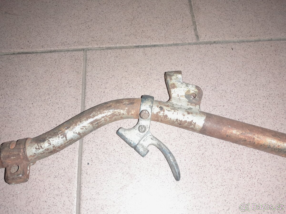 Manet 90 dvoupíst - původní řídítka s páčkou dekompresoru - 2