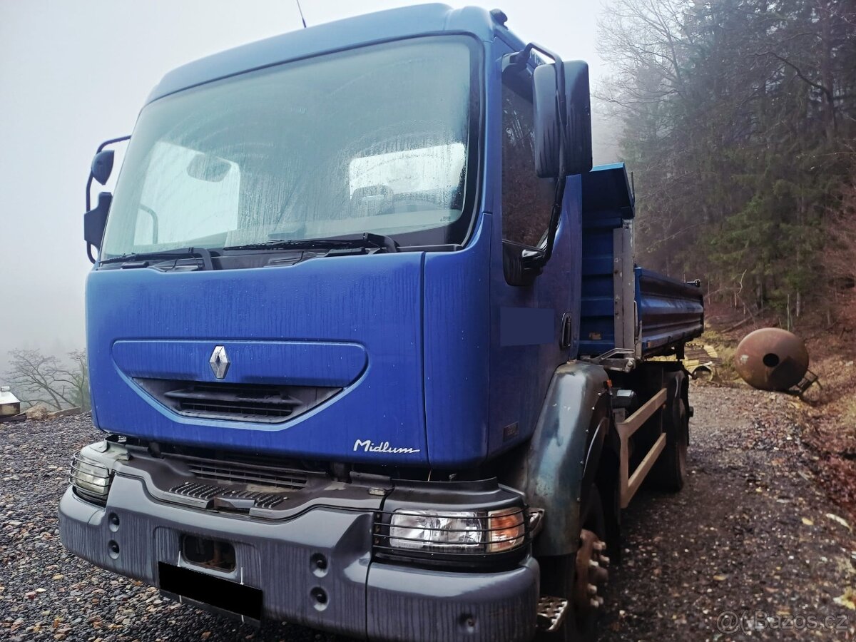 Renault Midlum DCi 220 4x4 Třístranný sklápěč 16t - 2