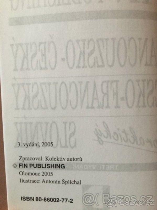 FJ - ČJ, ČJ - FJ slovník - 2