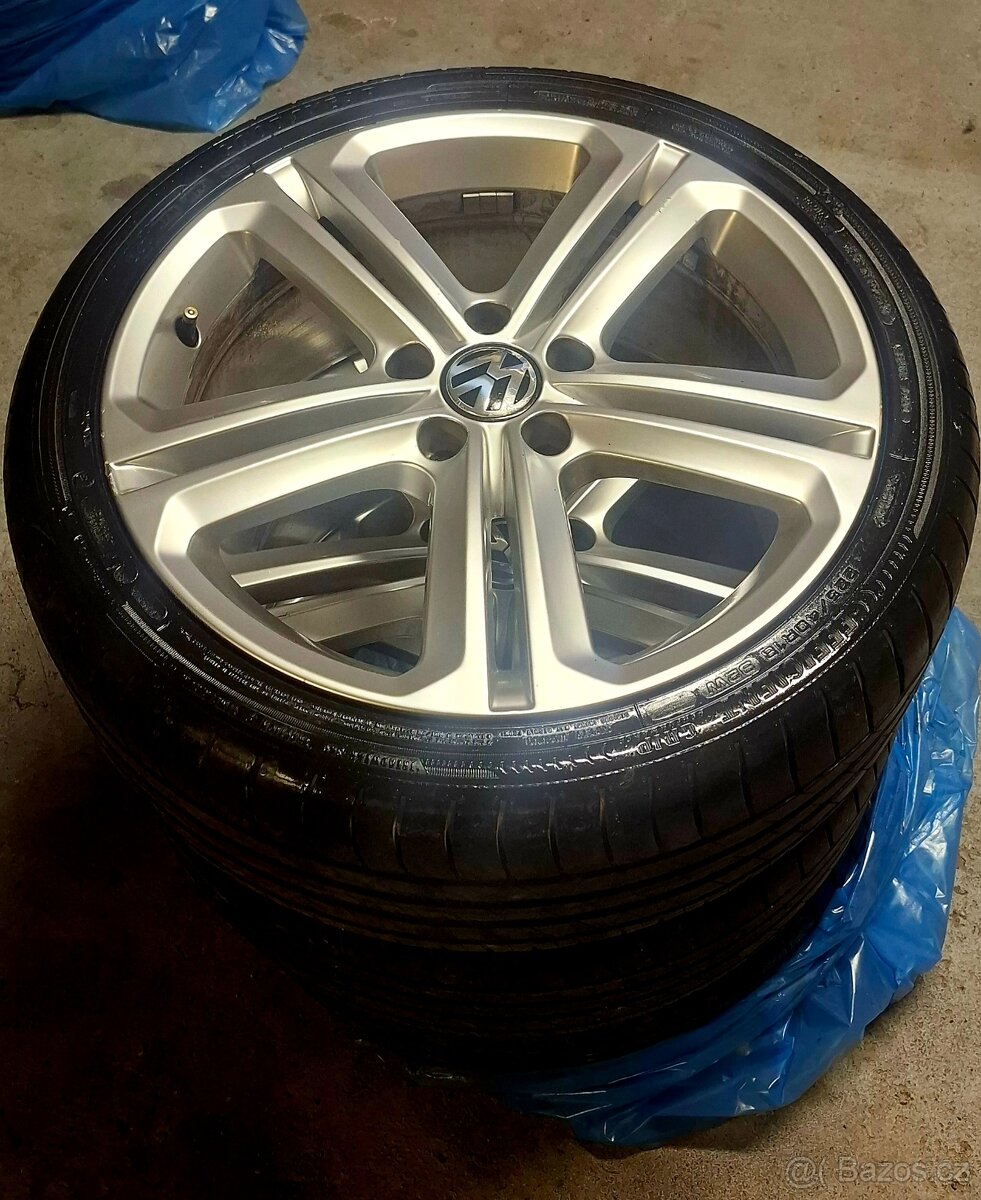 VW ALU Disky originál 18" - 2