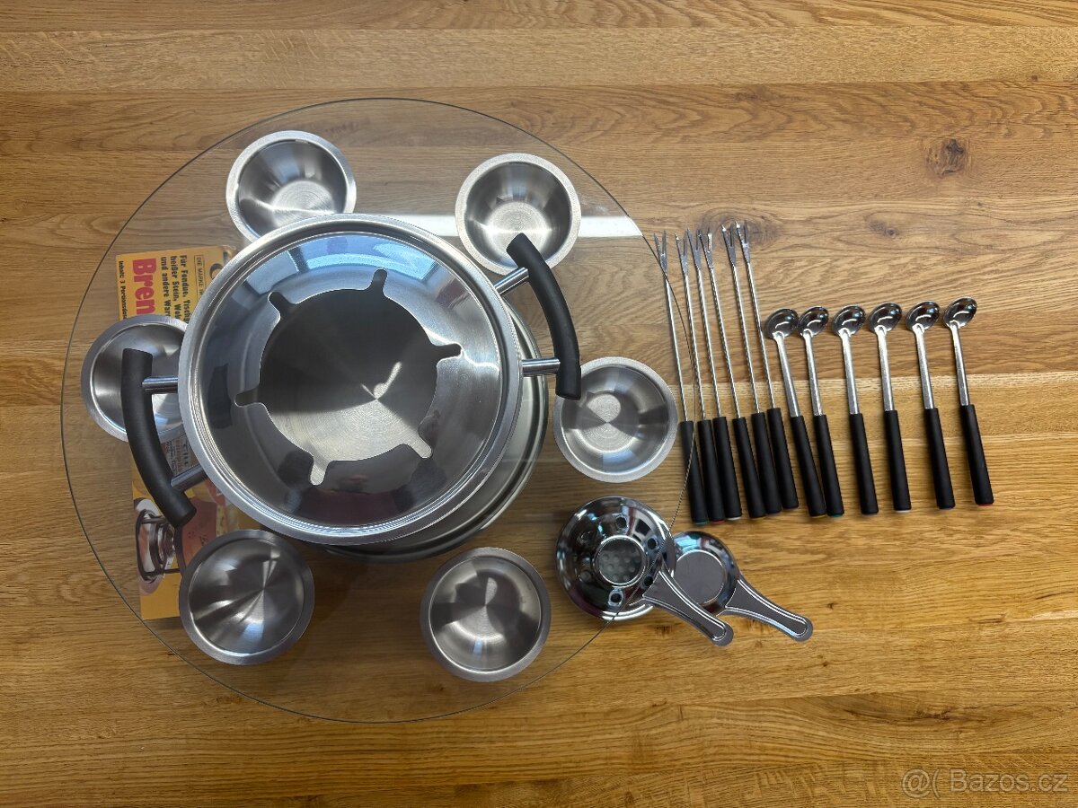 Fondue Nerezový set - 2