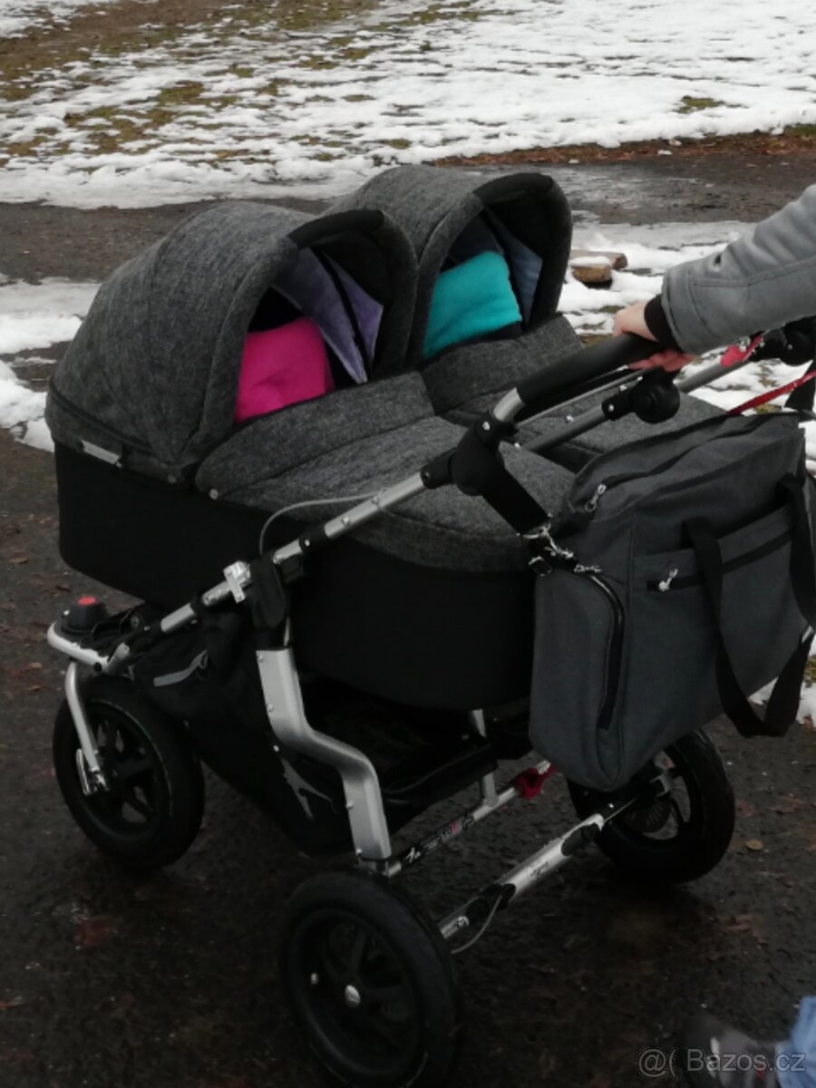 Kočárek sourozenecký TFK Twin adventure premium line - 2