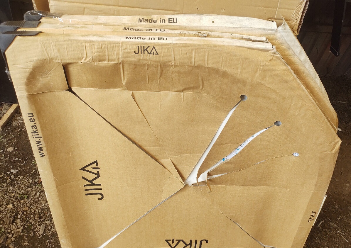 JIKA OLYMP sprchová vanička - 100x100x4,5cm nová - 2