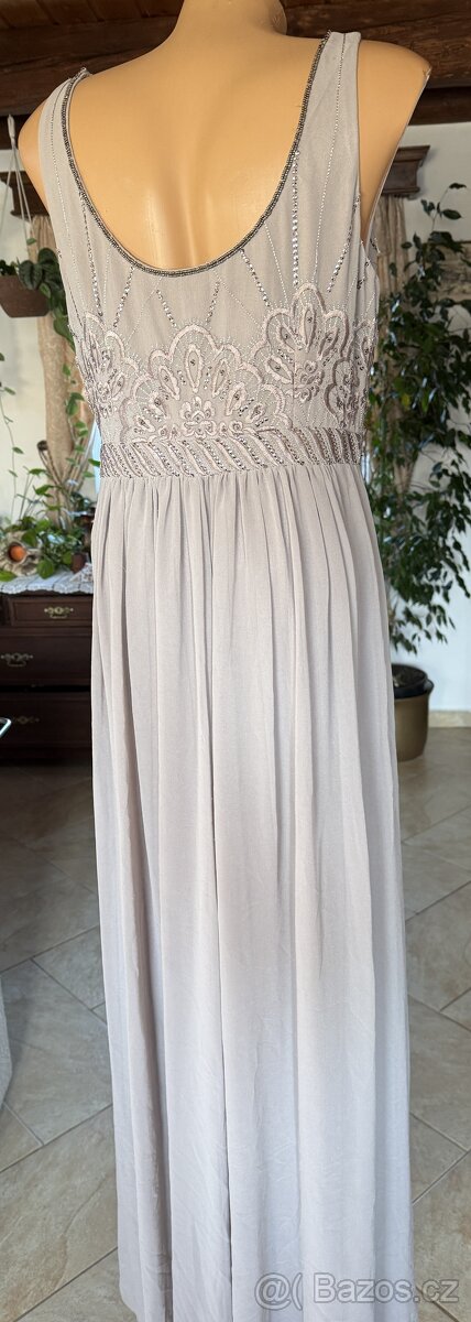 Společenské dlouhé plesové šaty - 2