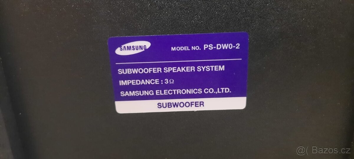 Subwoofer Samsung PS-DW0-2 - 2