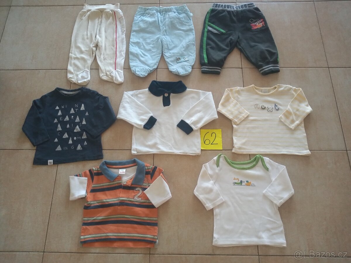 Mix oblečení na chlapečka vel.62 - 2