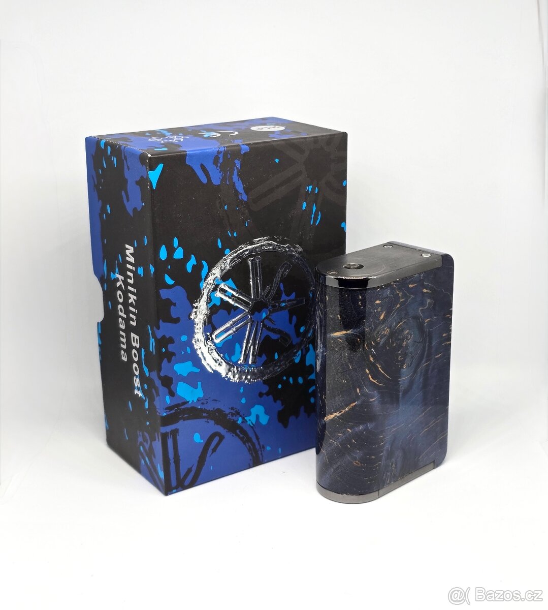 Asmodus Minikin Boost Kodama stabwood, box, 2x 18650 - 2