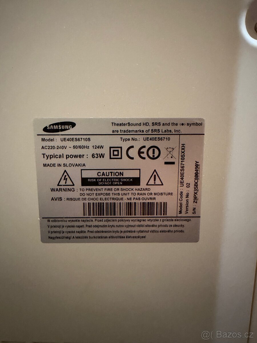 Samsung TV 40” - 2