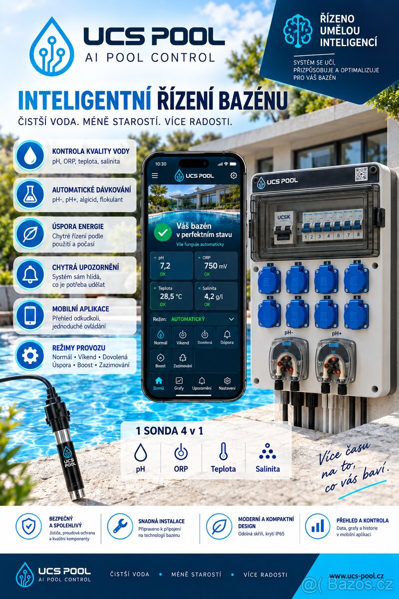 UCS Pool – automatické řízení bazénu pomocí umělé inteligenc - 2