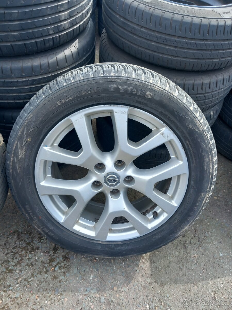 Alu kola+pneu 18 Nissan X trail - 2