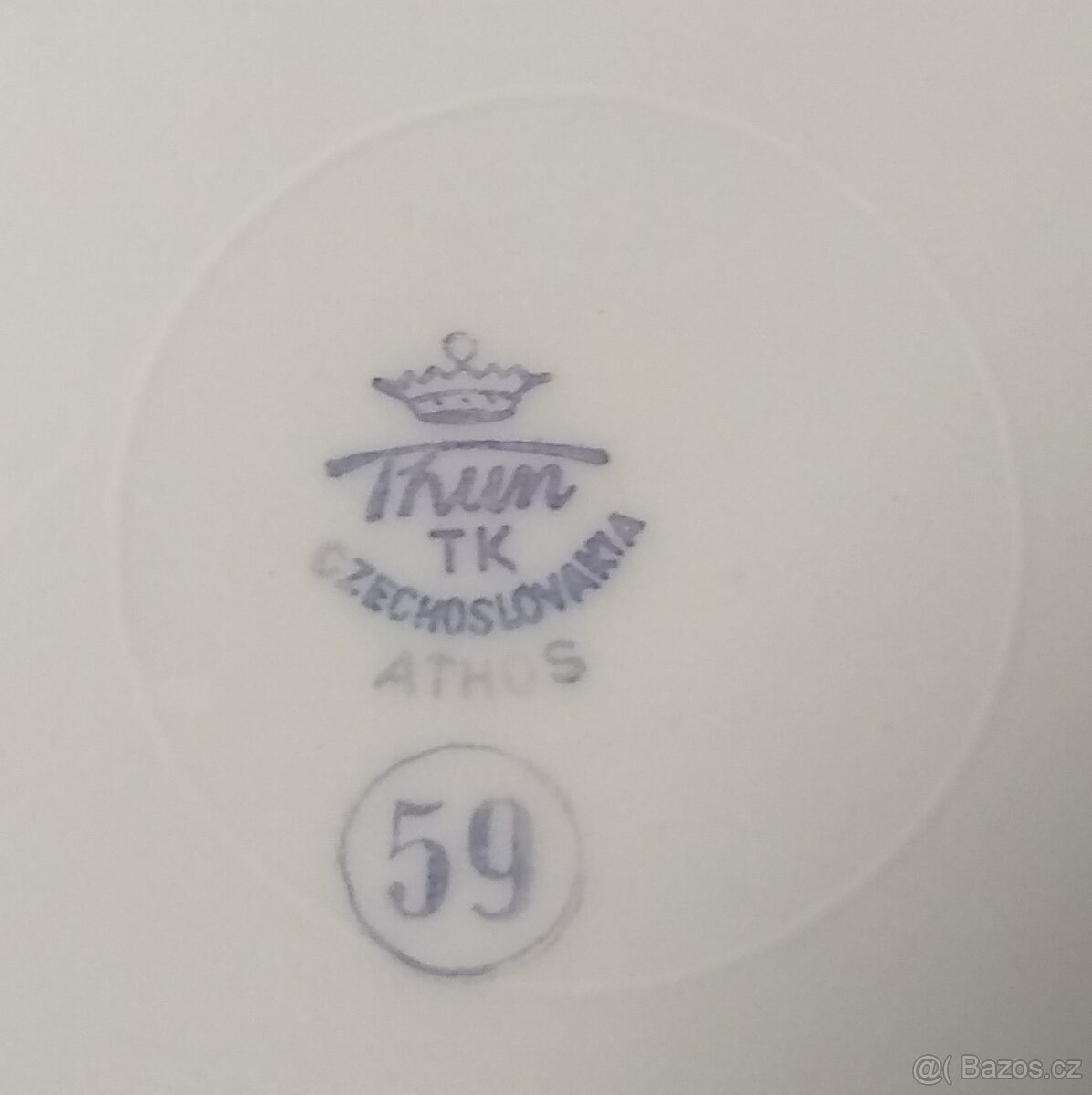 Porcelánové dezertní talíře po babičce - Thun - Athos - 2