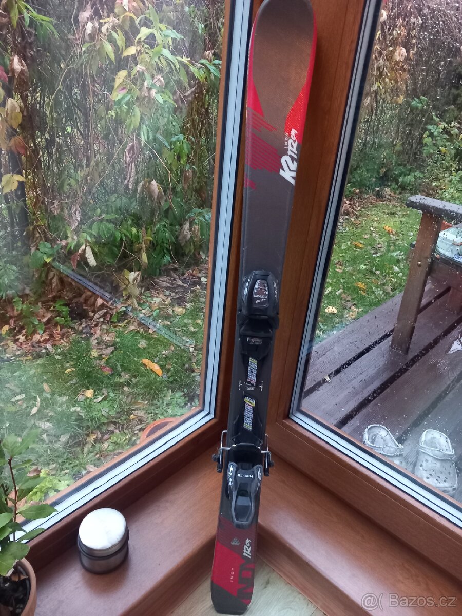 Dětské lyže K2 + boty Atomic - 2