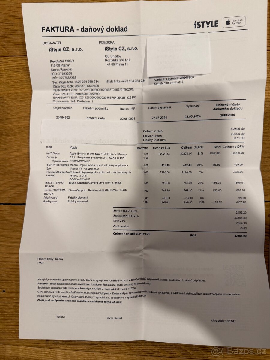 iPhone 15 Pro Max Black 512Gb Záruka iStyle - 2