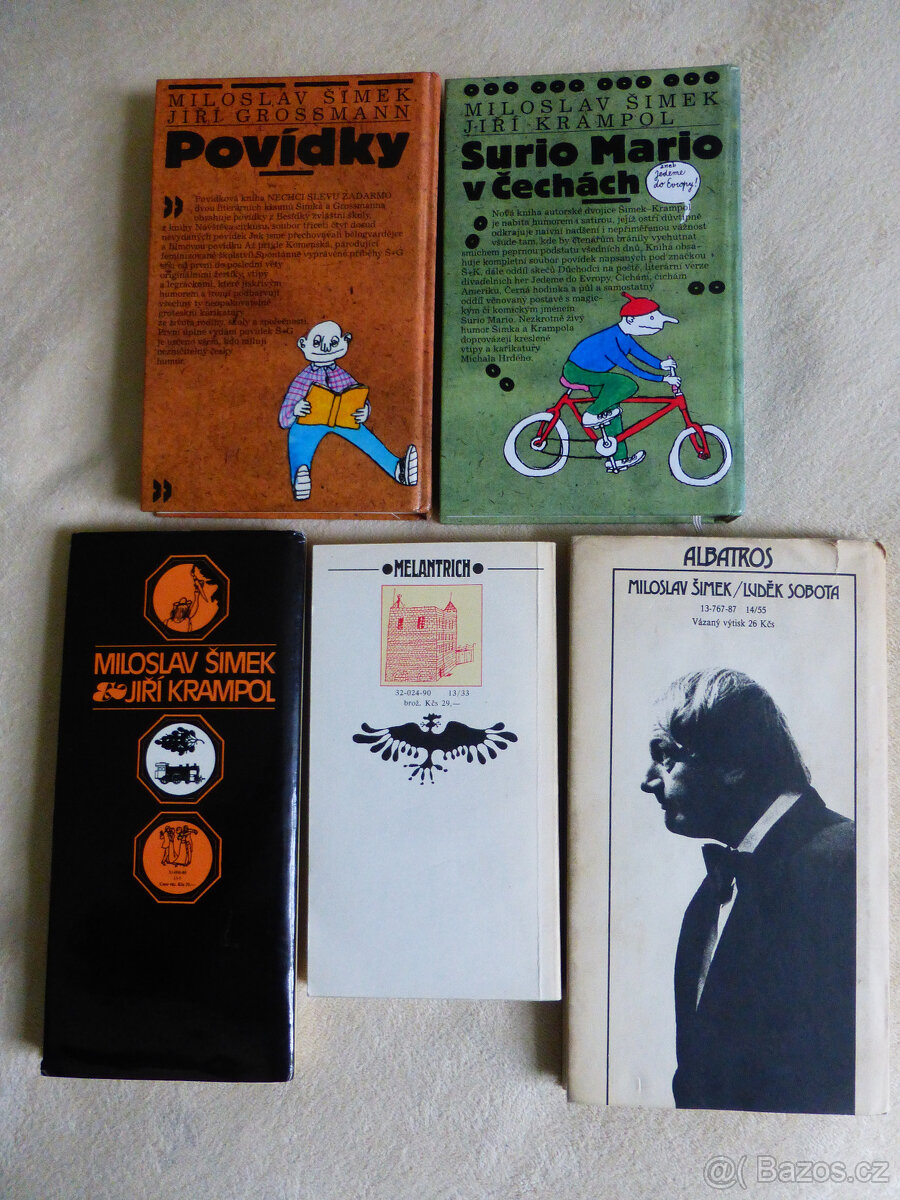 knihy dua M.Šimek + J.Grossmann/J.Krampol/L.Sobota - 2