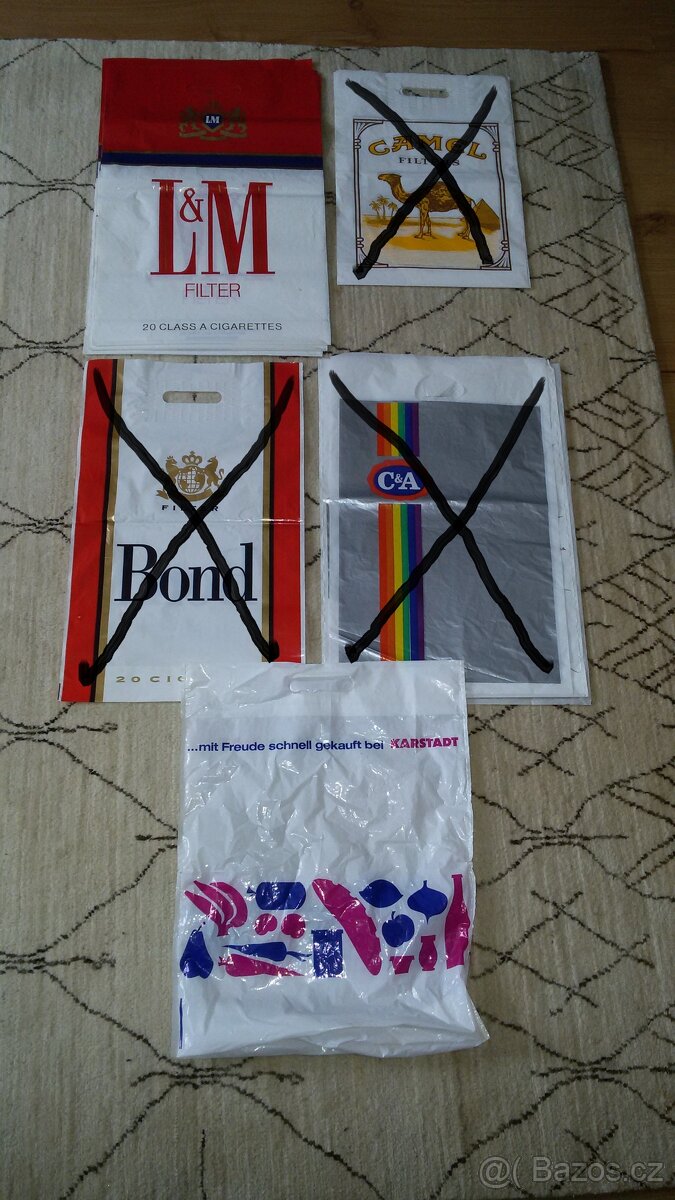 Igelitky Marlboro a jiné - 2