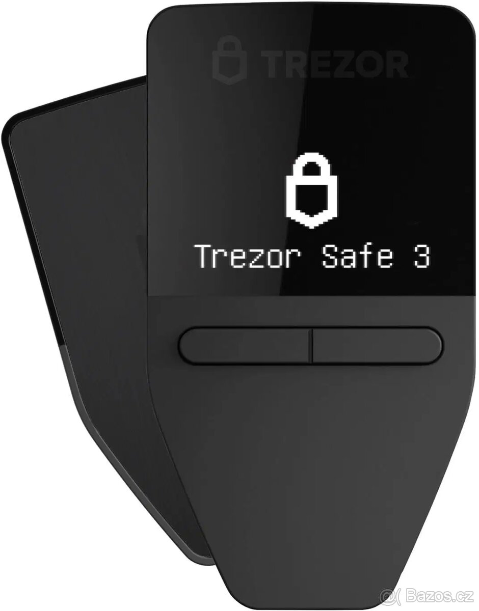 Hardware peněženka Trezor Safe 3 - Cosmic Black, NOVÁ - 2