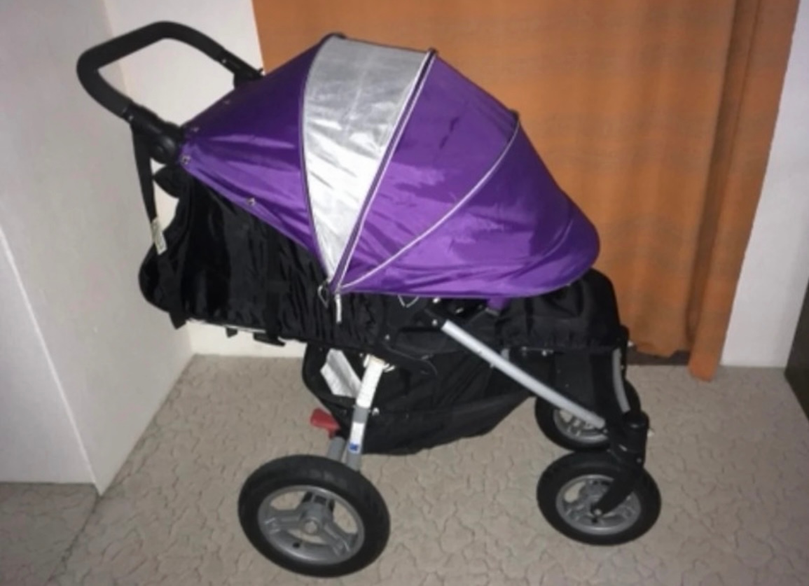 detsky kocarek/golfky Valco Quad fialovy - 2