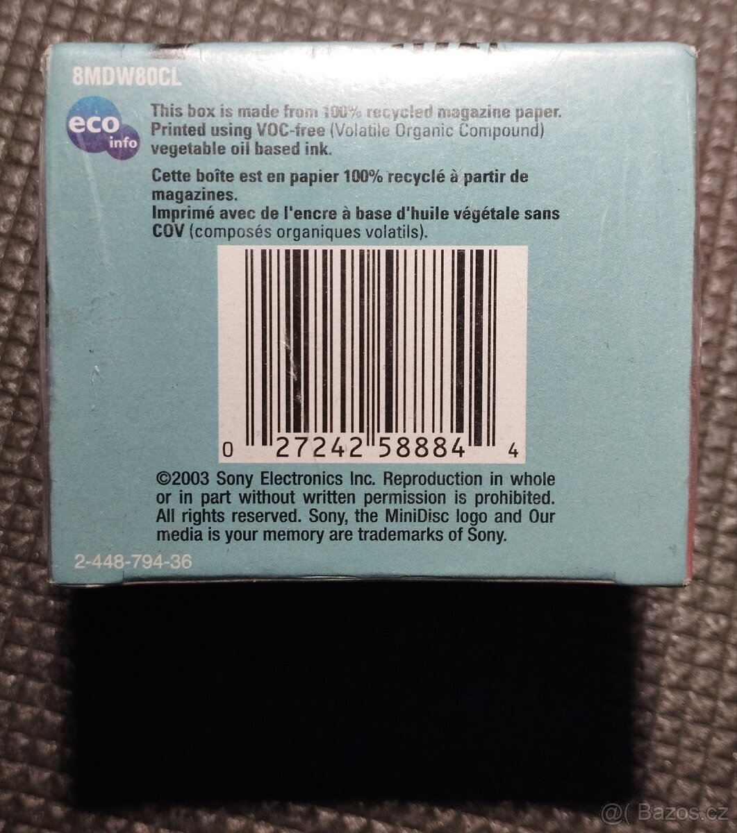 MiniDisc Sony MD80 Color Collection - 2