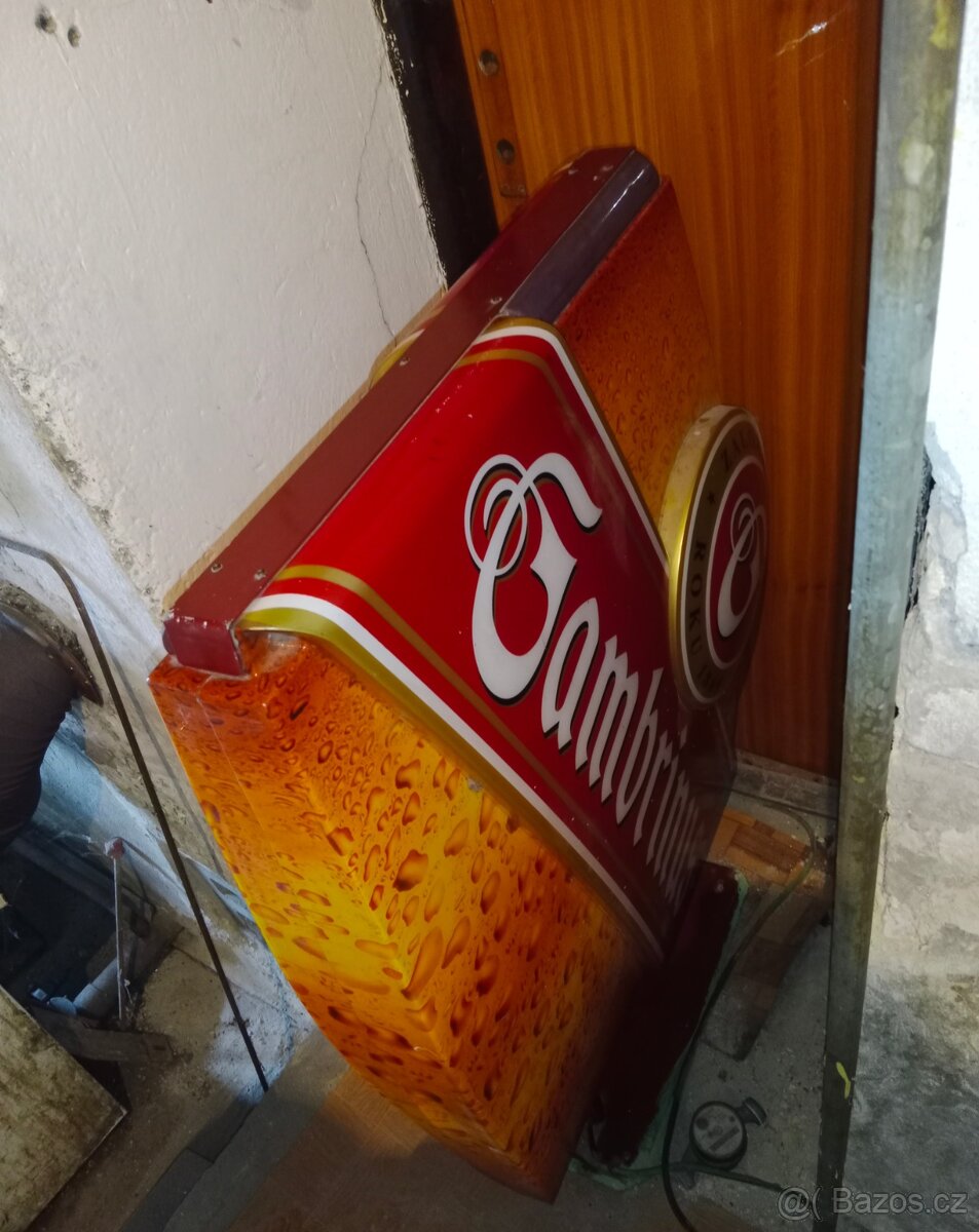 Reklamní cedule Gambrinus svítící - 2