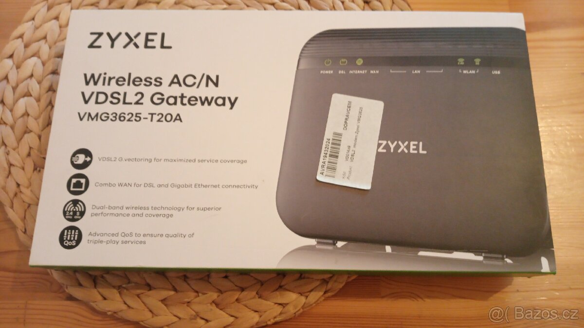 Zyxel VMG3626-T20 kompletní balení - 2