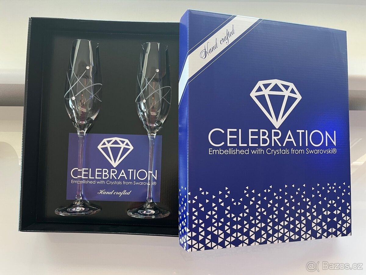 Dárková sada sklenic Swarowski - 2