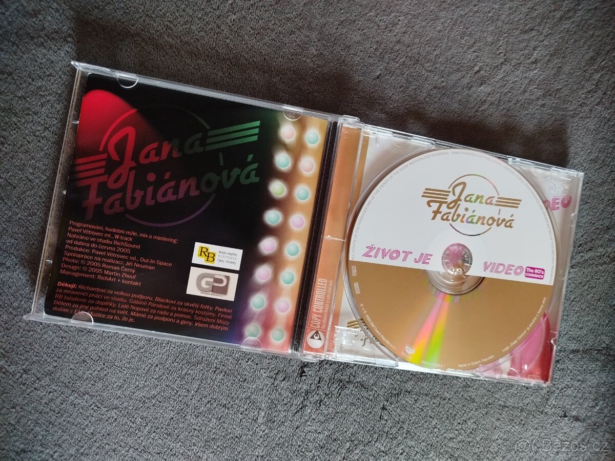 CD Jana Fabiánová - Život je video (2005) - 2
