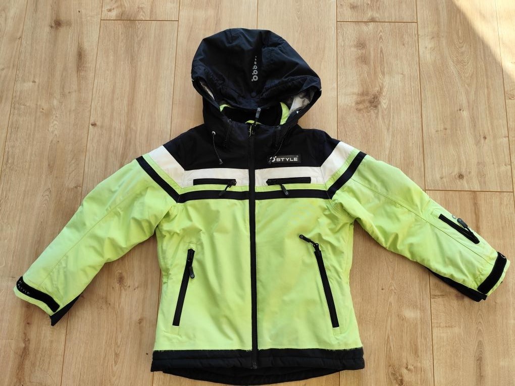O´style lyžařská bunda s velkou kapucí, velikost 8 let - 2