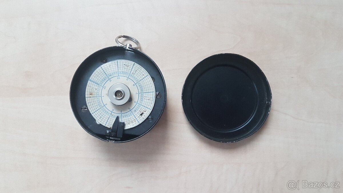 Starý pochůzkový přístroj/hodiny se záznamovým - 2