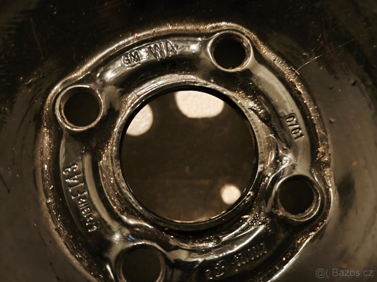 4× ocelové disky 6Jx13H2, ET43 - 2