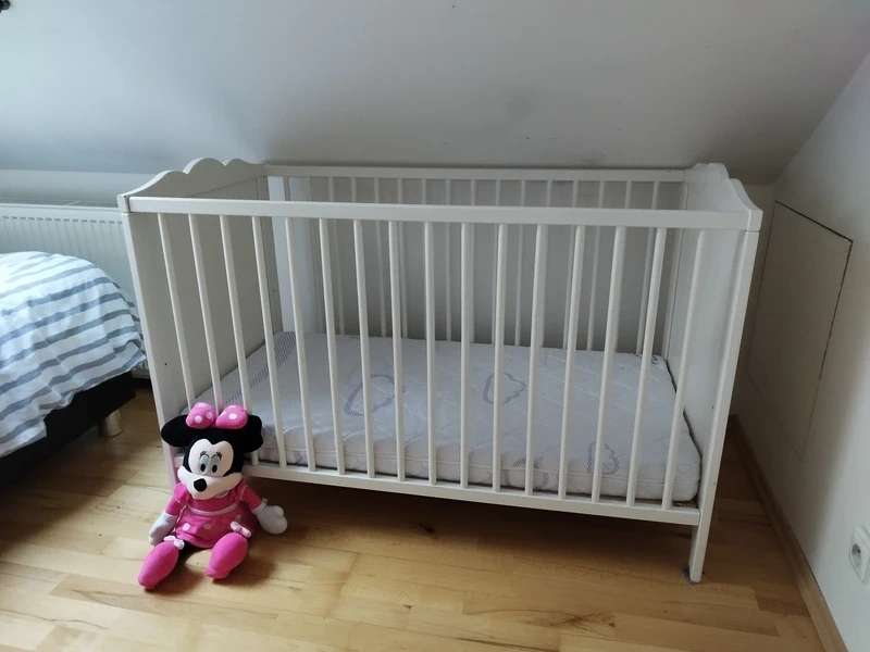 Postýlka IKEA Smågöra + matrace Träumeland Abendrot - 2